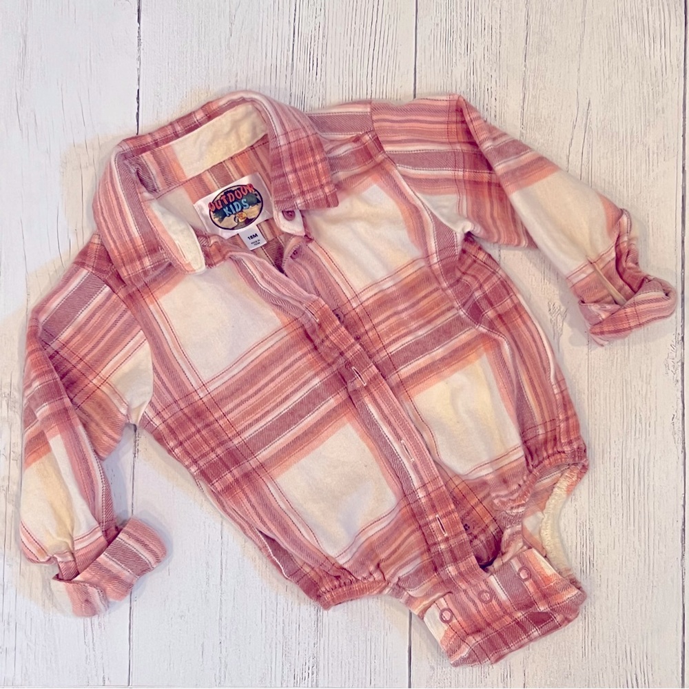 3/$15⭐️ Bass Pro Outdoor Kids Toddler Flannel Size 18M